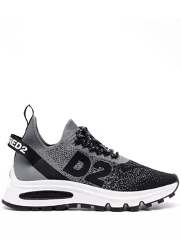 Dsquared2 кроссовки Runds2, черный