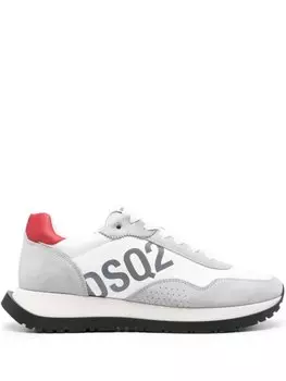Кроссовки Dsquared2 Running, белый/серый/красный