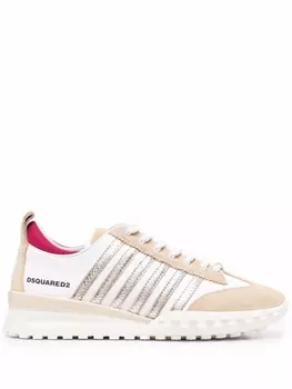 Dsquared2 кроссовки с контрастными вставками, белый