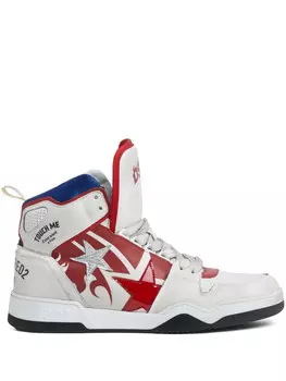 DSQUARED2 кроссовки с логотипом, белый