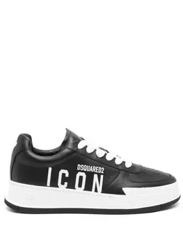 Кроссовки Dsquared2 Logo Icon, черный/белый