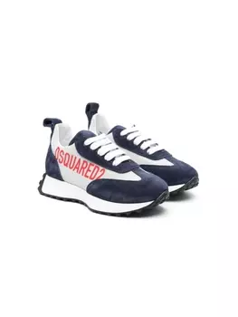 Dsquared2 кроссовки с логотипом, синий