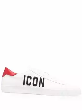 Dsquared2 кроссовки с вышивкой Icon, белый