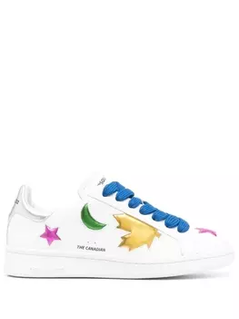 Кроссовки Dsquared2 With Inserts, белый/мультиколор