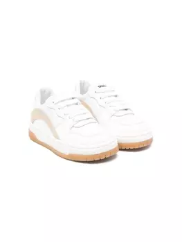 Dsquared2 кроссовки со вставками, белый
