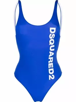 Dsquared2 купальник с логотипом, синий