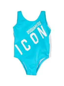 Dsquared2 купальник с принтом Icon, синий