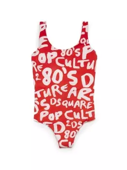 Dsquared2 купальник с U-образным вырезом на спине, красный
