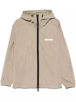 DSQUARED2 куртка с капюшоном, нейтральный