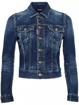 DSQUARED2 куртка с логотипом, синий