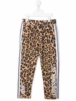 Dsquared2 легинсы с леопардовым принтом, нейтральный цвет