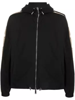 Dsquared2 легкая куртка с контрастной вставкой, черный