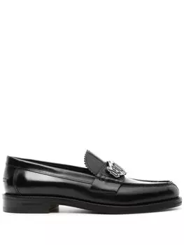 Dsquared2 лоферы с логотипом, черный