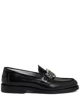 Dsquared2 лоферы с логотипом, черный