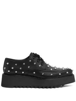 DSQUARED2 лоферы с заклепками, черный