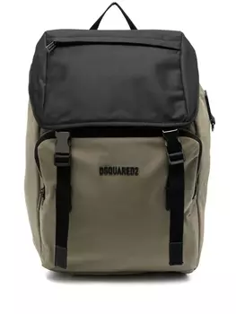 Dsquared2 logo-appliqu drawstring backpack, нейтральный цвет
