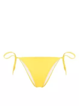 Dsquared2 logo-print bikini bottoms, желтый
