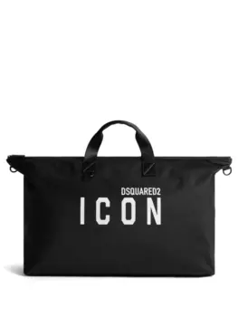 Dsquared2 logo-print tote bag, черный