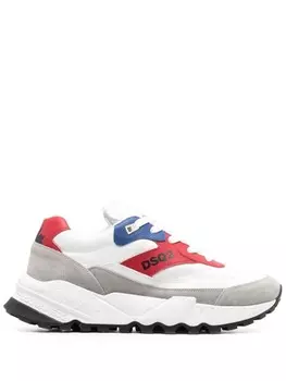 DSQUARED2 массивные кроссовки с логотипом, белый