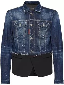 Dsquared2 многослойный пиджак, синий