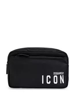 DSQUARED2 несессер с логотипом Icon, черный
