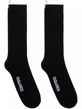 DSQUARED2 носки с петлей для подтягивания, черный