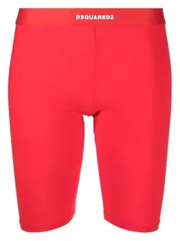 Dsquared2 облегающие шорты с логотипом, красный