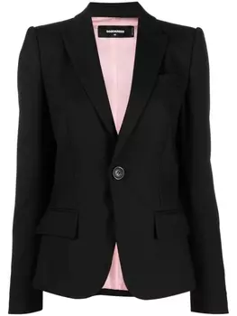 Dsquared2 однобортный блейзер, черный