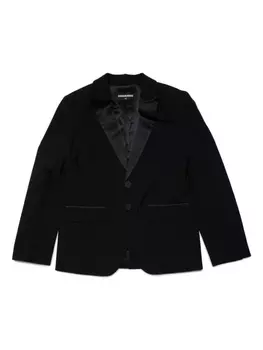 Dsquared2 однобортный блейзер, черный