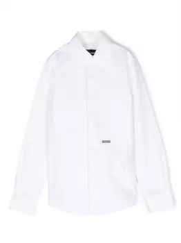 Dsquared2 однотонная рубашка, белый