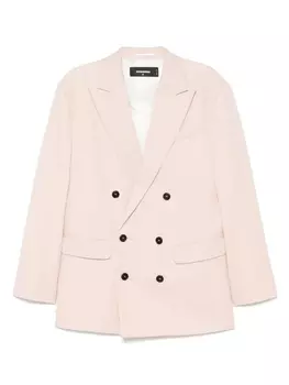 DSQUARED2 пиджак из вирджинской шерсти, розовый