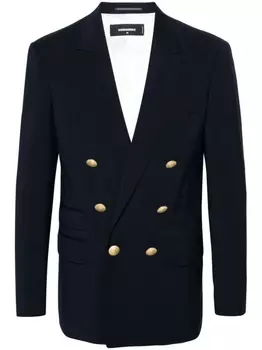 Dsquared2 пиджак Palm Beach из вирджинской шерсти, синий
