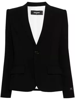 DSQUARED2 пиджак с логотипом, черный