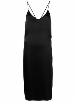 DSQUARED2 платье миди, черный