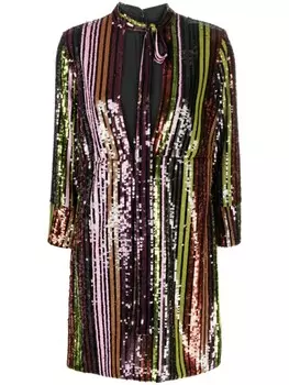 Dsquared2 платье мини Disco Queen с пайетками, черный