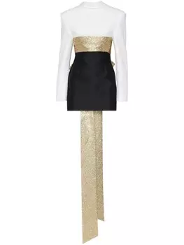 DSQUARED2 платье мини с бантом, белый
