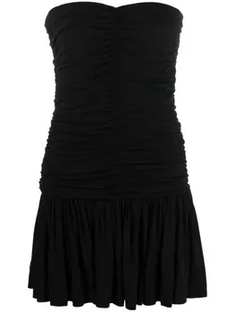Dsquared2 платье со сборками, черный