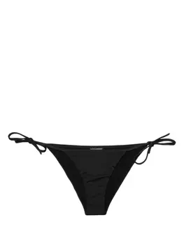 Dsquared2 плавки бикини с логотипом, черный