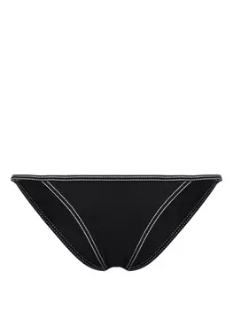 Dsquared2 плавки бикини с логотипом, черный