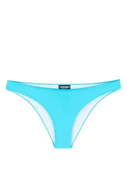 Dsquared2 плавки бикини с логотипом, синий