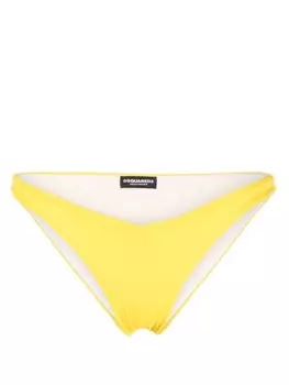 Dsquared2 плавки бикини с логотипом, желтый