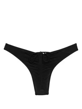 Dsquared2 плавки бикини со сборками, черный