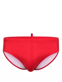 Dsquared2 плавки с логотипом, красный
