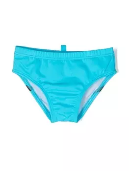 Dsquared2 плавки с логотипом, синий