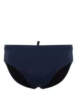 Dsquared2 плавки с логотипом, синий