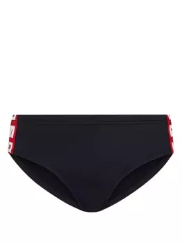 Dsquared2 плавки-шорты с логотипом, черный