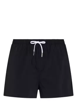 Dsquared2 плавки-шорты с логотипом, черный