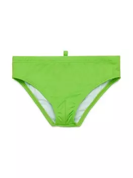 Dsquared2 плавки-шорты с логотипом, зеленый