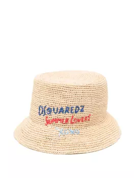 DSQUARED2 плетеная панама, нейтральный