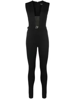 Dsquared2 plunge-neck jumpsuit, черный